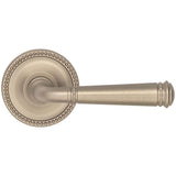 OMNIA - Beaded Lever 67 mm Rose Pa US15 - Lacquered Satin Nickel Plated