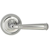 OMNIA - Beaded Lever 67 mm Rose Pa US26 - Polished Chrome Plated