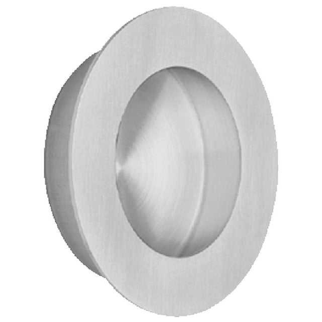 OMNIA - 65 mm Dia. Flush Pull US32D - Satin Stainless Steel