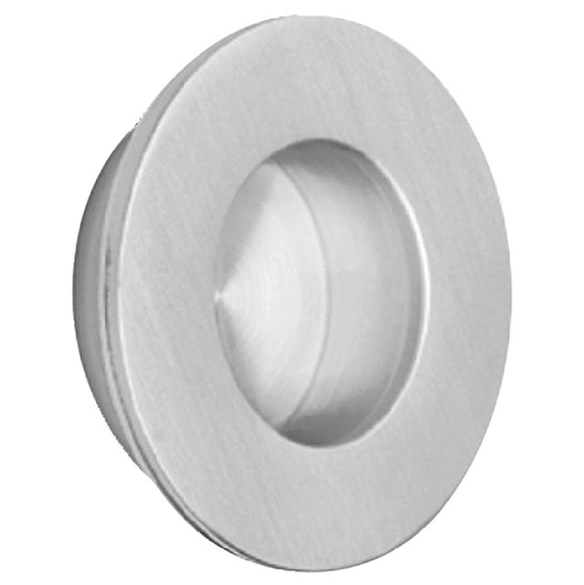 OMNIA - 51 mm Dia. Flush Pull US32D - Satin Stainless Steel