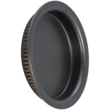 OMNIA - 2-3/16'' Dia. Flush Pull US10B - Lacquered Oil Rubbed Black