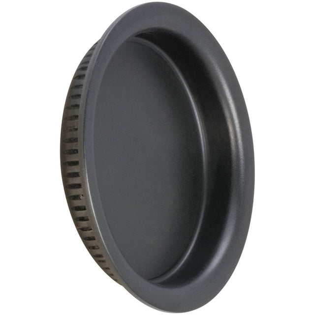 OMNIA - 2-3/16'' Dia. Flush Pull US10B - Lacquered Oil Rubbed Black