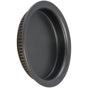 OMNIA - 2-3/16'' Dia. Flush Pull US10B - Lacquered Oil Rubbed Black