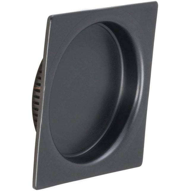 OMNIA - 2-3/16'' Square Flush Pull 10B - Lacquered Oil Rubbed Black