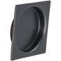 OMNIA - 2-3/16'' Square Flush Pull 10B - Lacquered Oil Rubbed Black