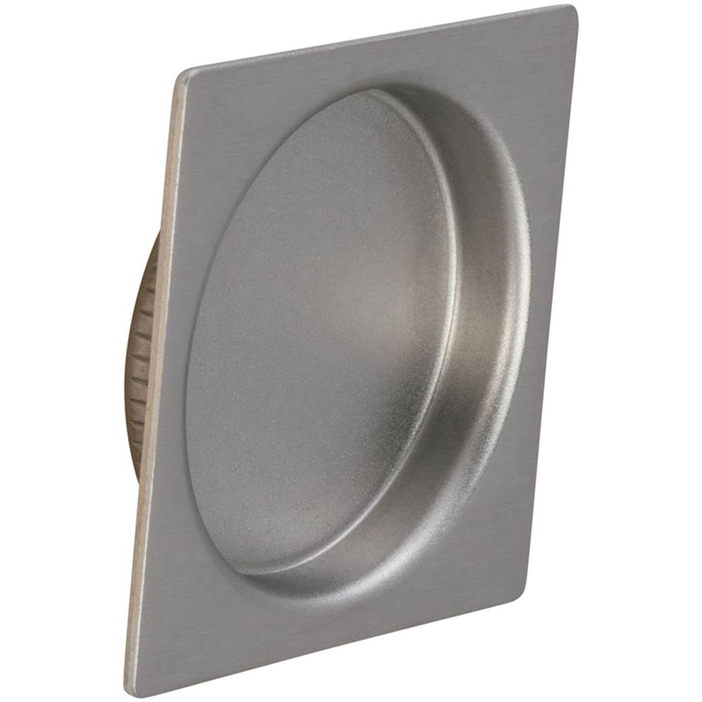 OMNIA - 2-3/16'' Square Flush Pull 32D - Satin Stainless Steel