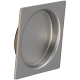 OMNIA - 2-3/16'' Square Flush Pull 32D - Satin Stainless Steel