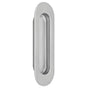 OMNIA - 120 mm X 40 mm Flush Pull US32D - Satin Stainless Steel