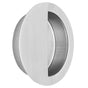 OMNIA - 90 mm Dia. Flush Pull US32D - Satin Stainless Steel