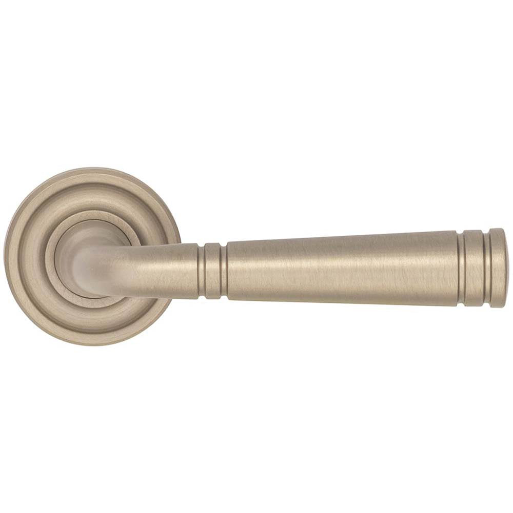 OMNIA - Edg.Lvr.50 mm Rose Pa US15 - Lacquered Satin Nickel Plated