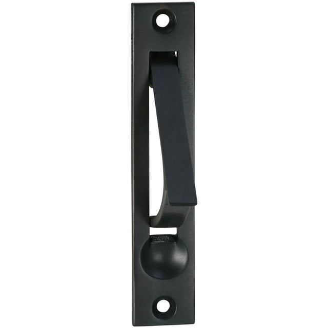 OMNIA - Door Edge Pull US10B - Lacquered Oil Rubbed Black