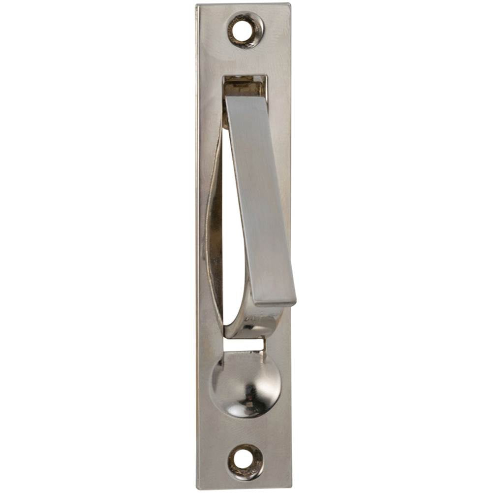 OMNIA - Door Edge Pull US14 - Polished Nickel Plated,Lacquered