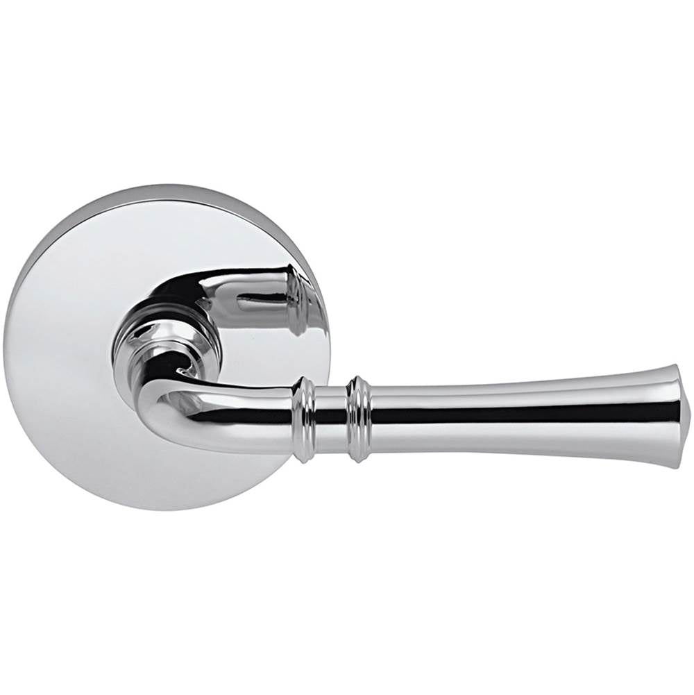 OMNIA - Trad.Lvr,Mod.Rose,Lh Sd US26 - Polished Chrome Plated
