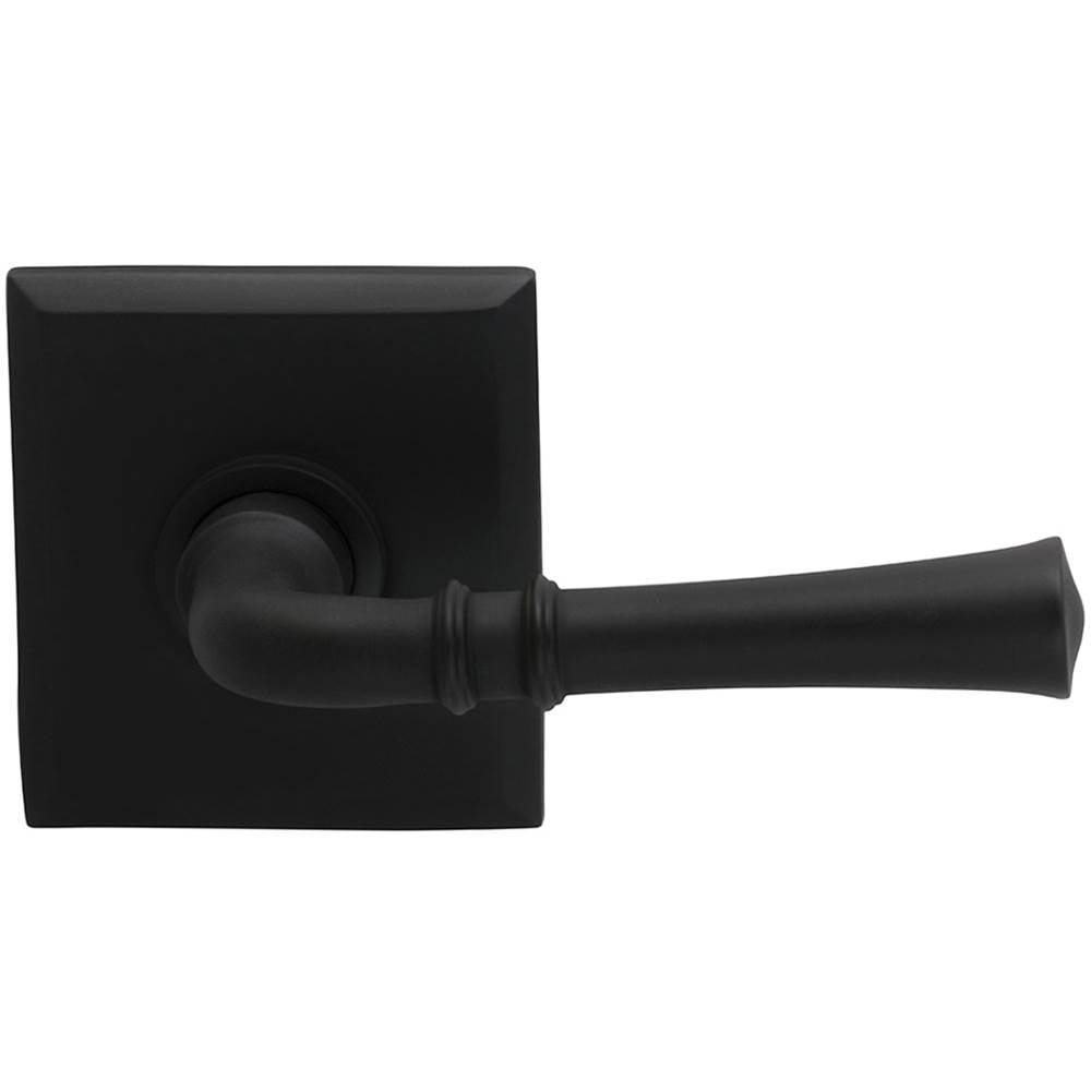 OMNIA - Trad.Lvr,Rect.Rose,Lh Sd US10B - Lacquered Oil Rubbed Black