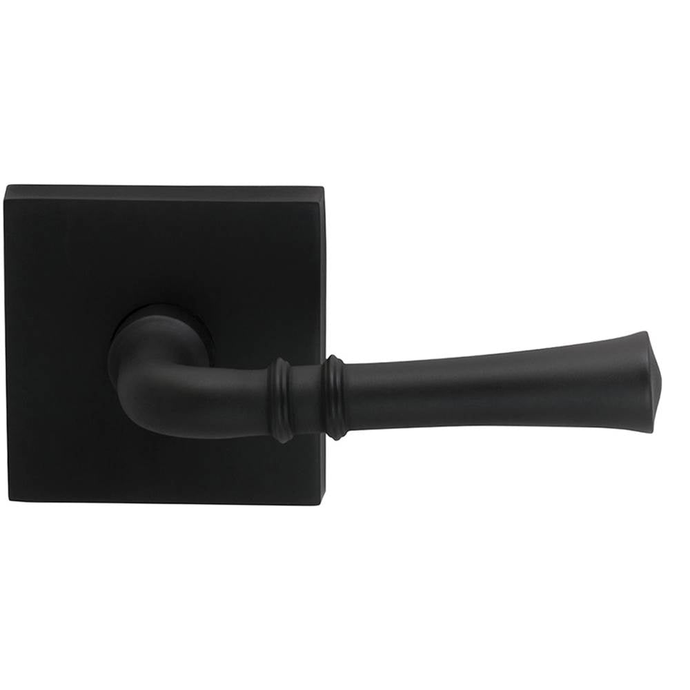 OMNIA - Trad.Lvr,Sq Rose,Pass. US10B - Lacquered Oil Rubbed Black