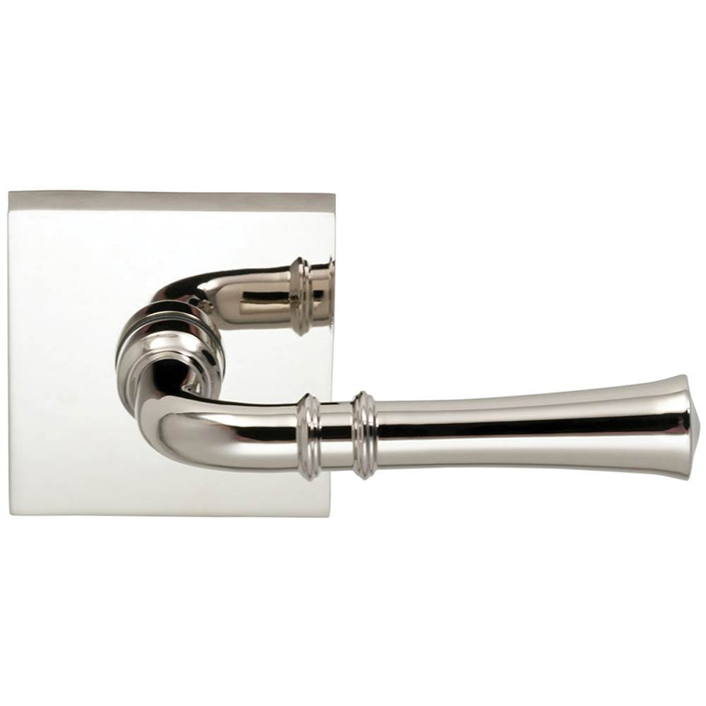 OMNIA - Trad.Lvr,Sq Rose,Pass. US4 - Lacquered Satin Brass