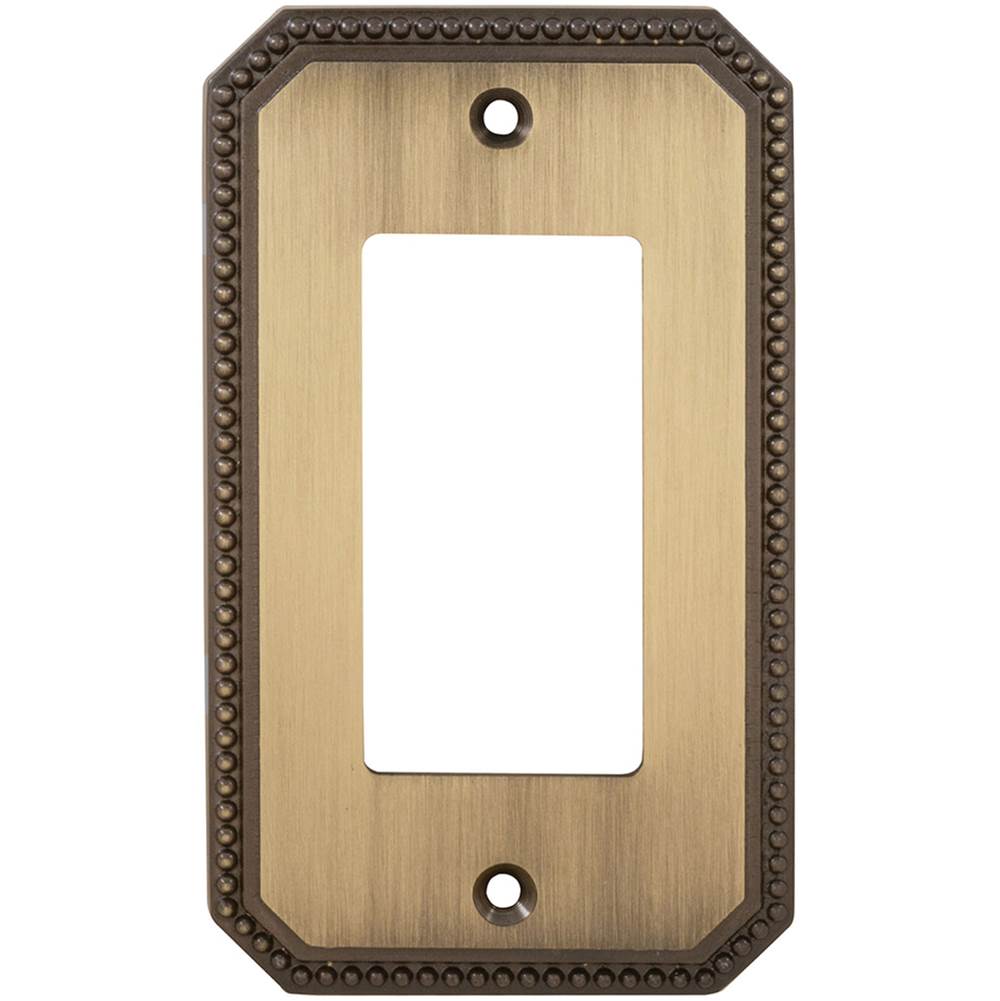 OMNIA - Single Decora Switchplate Sb - Lacquered Shaded Bronze