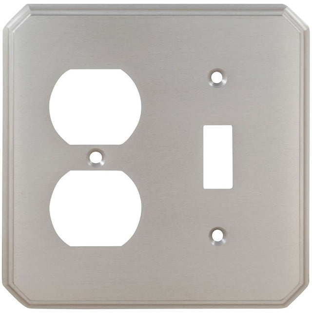 OMNIA - Combination Switchplate Sb - Lacquered Shaded Bronze