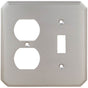 OMNIA - Combination Switchplate Sb - Lacquered Shaded Bronze