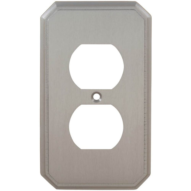 OMNIA - Receptacle Switchplate Sb - Lacquered Shaded Bronze