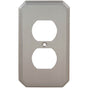 OMNIA - Receptacle Switchplate Sb - Lacquered Shaded Bronze