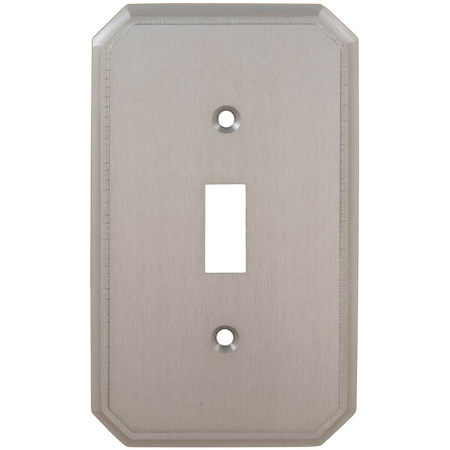 OMNIA - Single Toggle Switchplate Sb - Lacquered Shaded Bronze