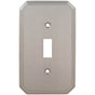 OMNIA - Single Toggle Switchplate Sb - Lacquered Shaded Bronze