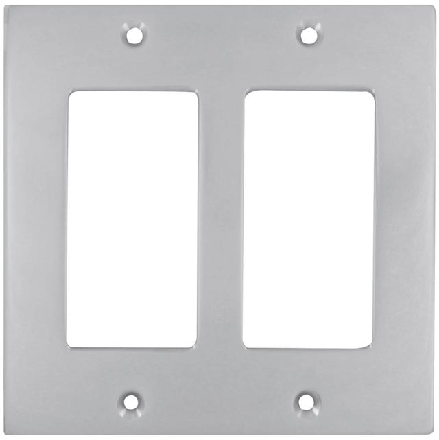 OMNIA - Double Rocker Switchplate US3 - Lacquered Polished Brass