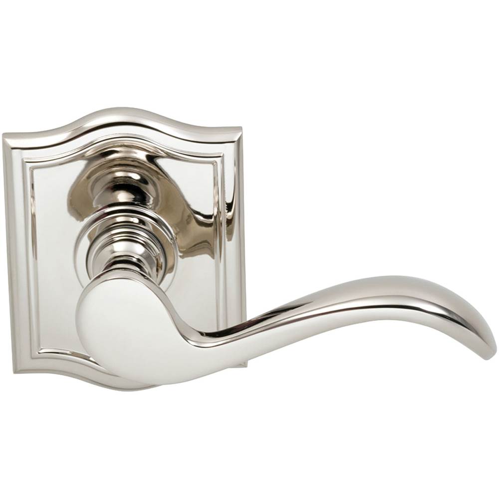 OMNIA - Wave Lvr,Arch Rose,Pass. US4 - Lacquered Satin Brass