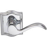 OMNIA - Wave Lvr,Arch Rose,Pass. US26 - Polished Chrome Plated