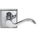 OMNIA - Wave Lvr,Rect.Rose,Priv. US26 - Polished Chrome Plated