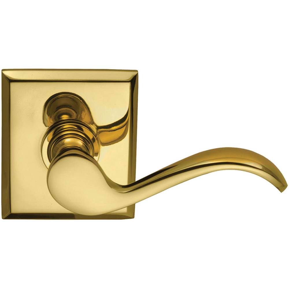 OMNIA - Wave Lvr,Rect.Rose,Pass. US3 - Lacquered Polished Brass