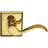 OMNIA - Wave Lvr,Rect.Rose,Priv. US3 - Lacquered Polished Brass