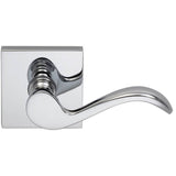 OMNIA - Wave Lvr,Sq.Rose,Priv. US26 - Polished Chrome Plated