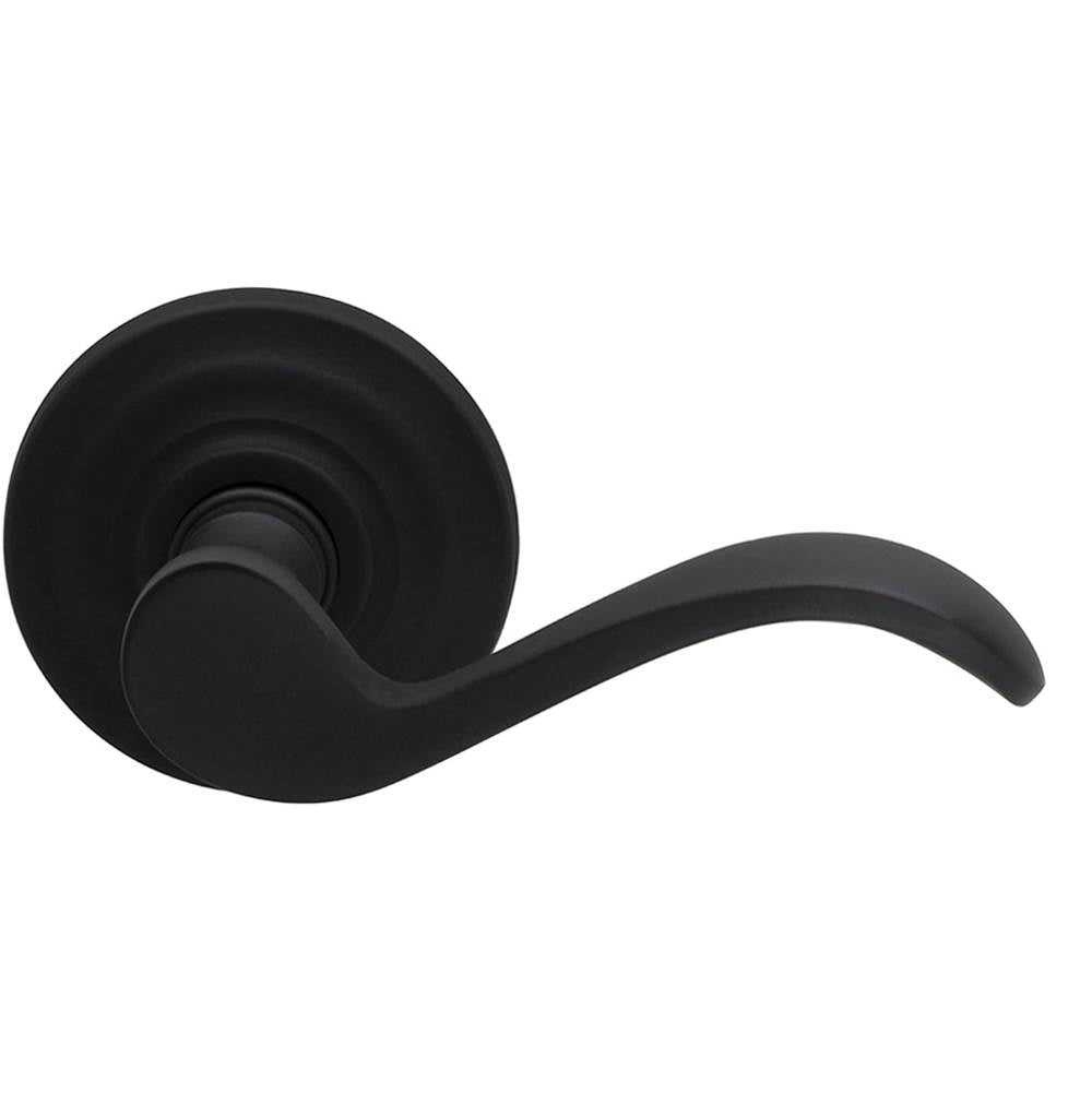 OMNIA - Wave Lvr,Trad.Rose,Lh Sd US10B - Lacquered Oil Rubbed Black