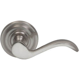OMNIA - Wave Lvr,Trad. Rose,Pass. US15 - Lacquered Satin Nickel Plated