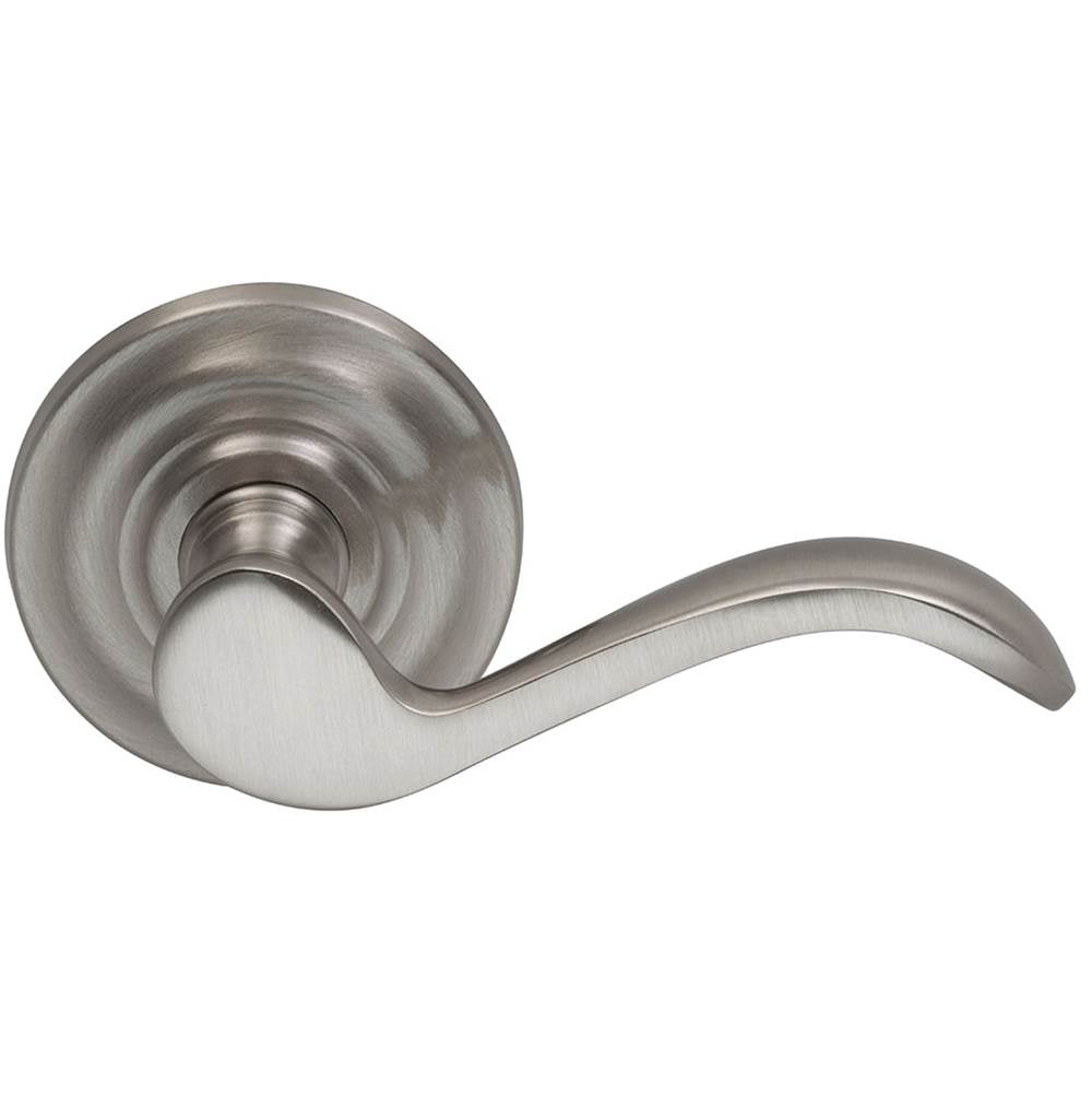 OMNIA - Wave Lvr,Trad. Rose,Pass. US15 - Lacquered Satin Nickel Plated