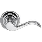 OMNIA - Wave Lvr,Trad. Rose,Pass. US26 - Polished Chrome Plated