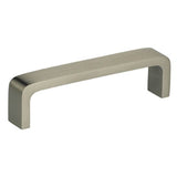 OMNIA - 3-3/4'' CC Cabinet Pull US15 - Lacquered Satin Nickel Plated