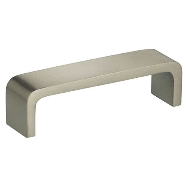 OMNIA - 3-3/4'' CC Cabinet Pull US15 - Lacquered Satin Nickel Plated
