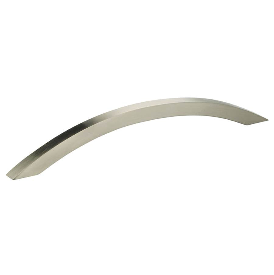OMNIA - 6-7/8'' CC Cabinet Pull US15 - Lacquered Satin Nickel Plated