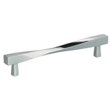 OMNIA - 6-5/8'' CC Cabinet Pull US26 - Polished Chrome Plated