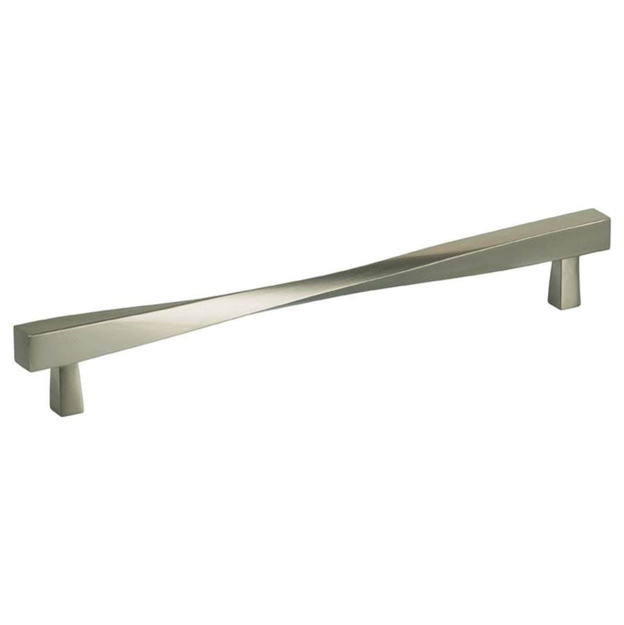 OMNIA - 8-5/8'' CC Cabinet Pull US15 - Lacquered Satin Nickel Plated