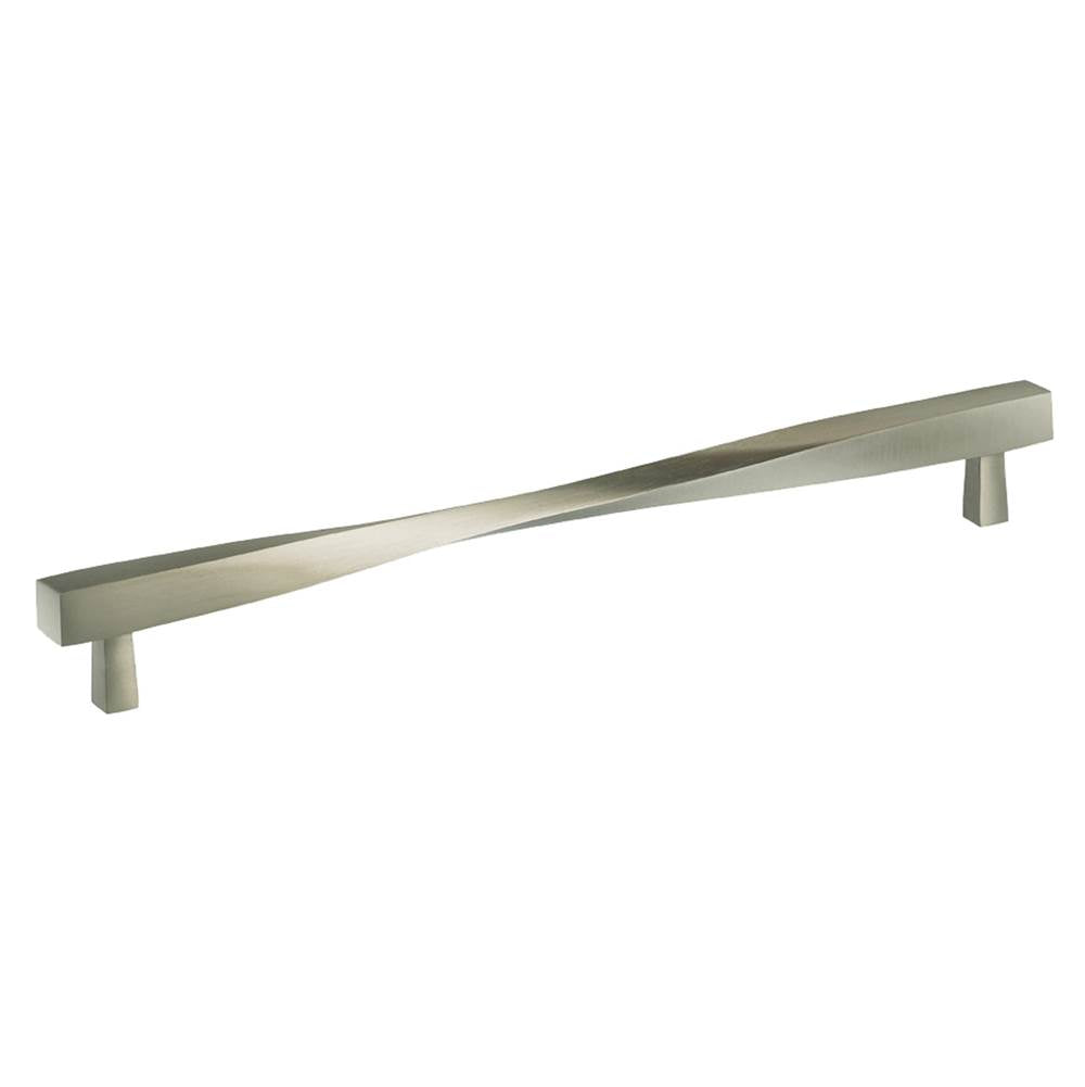 OMNIA - 10-3/4'' CC Cabinet Pull US15 - Lacquered Satin Nickel Plated