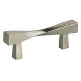 OMNIA - 2-3/4'' CC Cabinet Pull US15 - Lacquered Satin Nickel Plated
