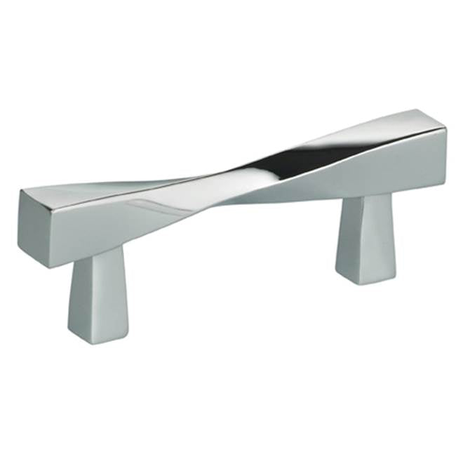 OMNIA - 2-3/4'' CC Cabinet Pull US26 - Polished Chrome Plated