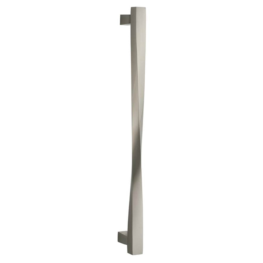 OMNIA - 16-11/32'' CC Door Pull US15 - Lacquered Satin Nickel Plated