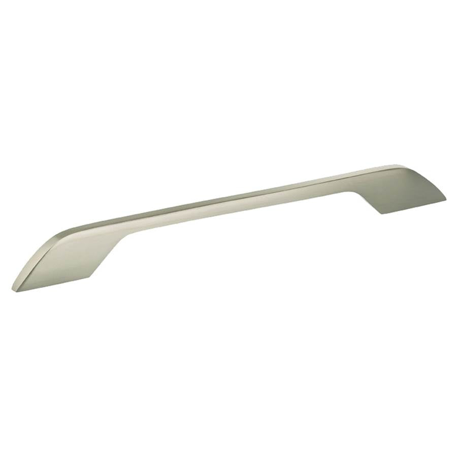 OMNIA - 9-3/8'' CC Cabinet Pull US15 - Lacquered Satin Nickel Plated