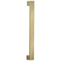 OMNIA - 12'' CC B-B Door Pull US5 - Lacquered Antique Brass