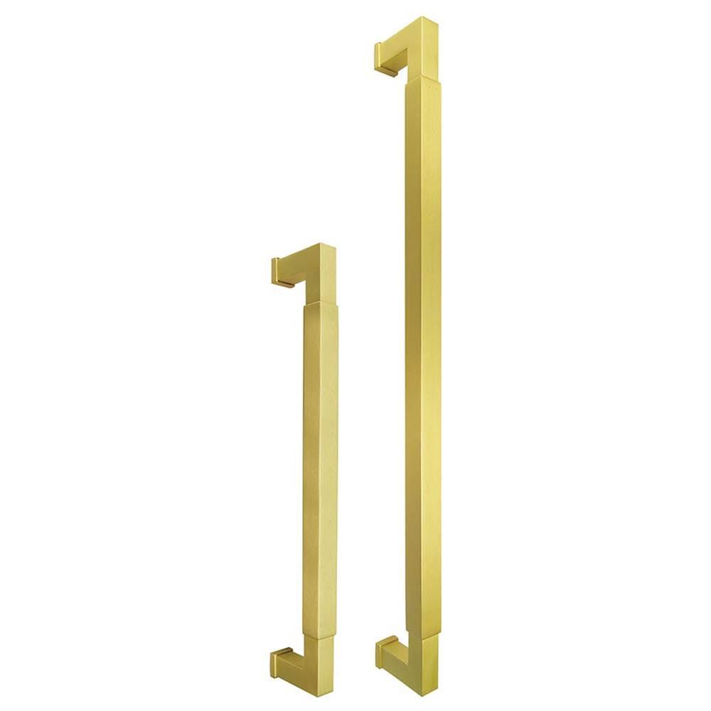 OMNIA - 18'' CC B-B Door Pull US5 - Lacquered Antique Brass